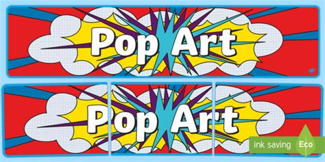 Popart Display Banner Planit Art Ks1 Portraits Unit Pack
