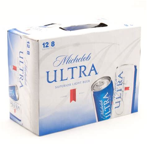 Michelob Ultra 8oz Slim Can 12 Pack Beer Wine And Liquor