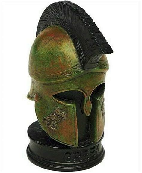 Miniature Replica Spartan Greek Helmet 65cm On Stand Etsy