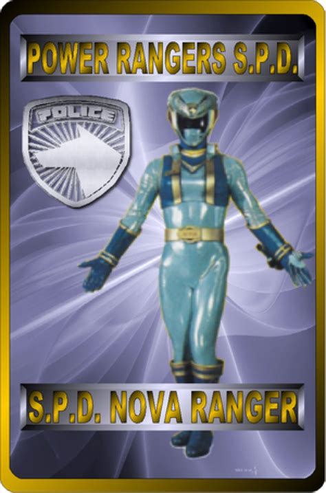 Spd Nova Ranger By Rangeranime On Deviantart Power Rangers Spd