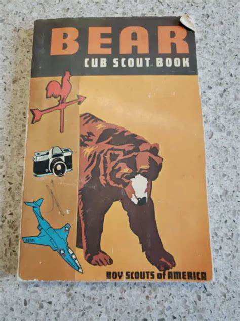 Vintage Boy Scouts Bsa Bear Cub Scout Book 1974 Printing Copy 1967 2