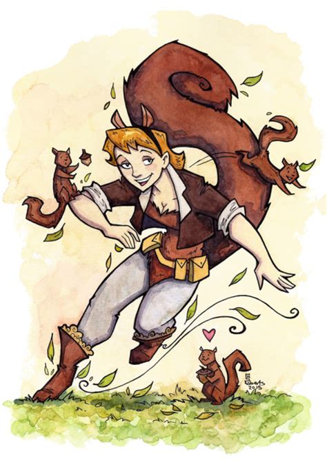 The Happy Sorceress Squirrel Girl By Corinne Roberts