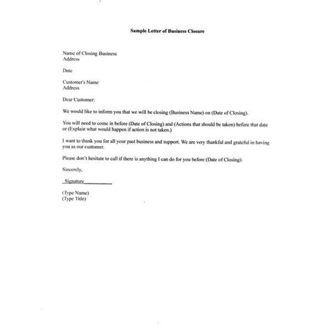 Temperary street closure sample letter bir letter of closure due to bankruptcy for business closure due to bankcruptcy valid reason for closure of you want to write a letter of certification to close your business due to bankruptcy. Check it out! | Business letter sample, Business letter ...
