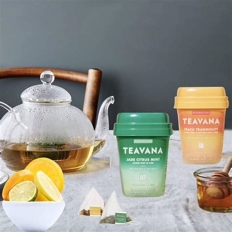 Teavana Peach Tranquility Tea And Jade Citrus Mint Medicine Ball Cold