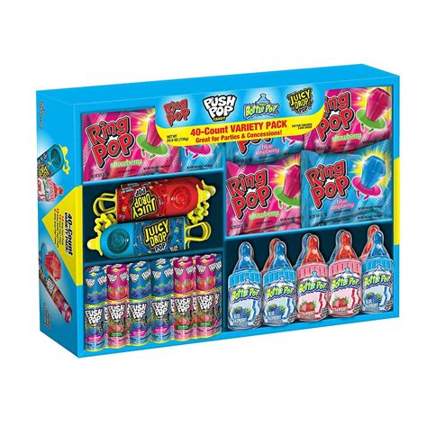 Buy Bazooka Candy Brands Lollipop Variety Pack 40 Count Box Online At