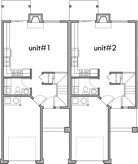 two story duplex floor plans