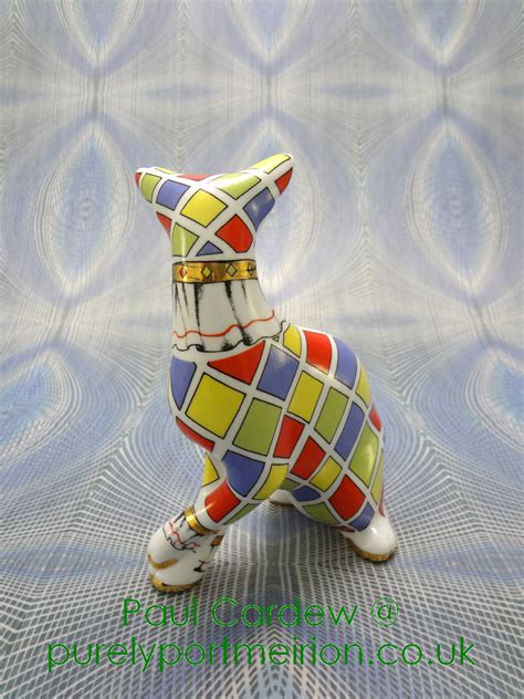 Paul Cardew Design Cool Catz Kittenz Sitting With Paws Harlequin Pcd13