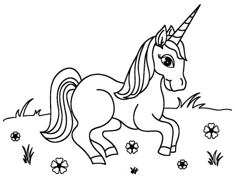 Dibujos Para Colorear Unicornios Infantiles Dibujos Para Dibujar