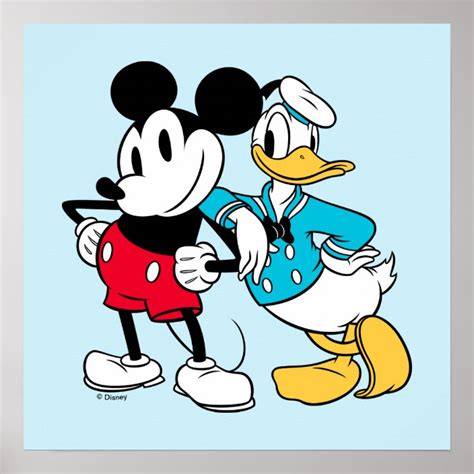 Sensational 6 Mickey Mouse And Donald Duck Poster