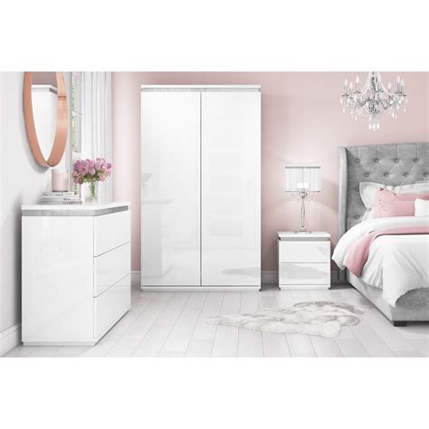 White contemporary bedroom furniture modern white bedroom furniture white contemporary bedroom sets contemporary. Modern White High Gloss Dressing Table Console Diamante ...