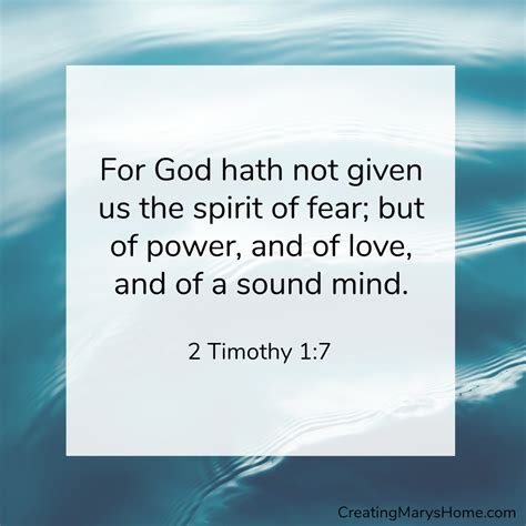 Many, when first encountering the reality of the spiritual world, are too impressed and amazed to ask whether they it is found everywhere a false jesus is promoted in place of the true jesus of the bible. I Will Not Fear - creatingmaryshome.com