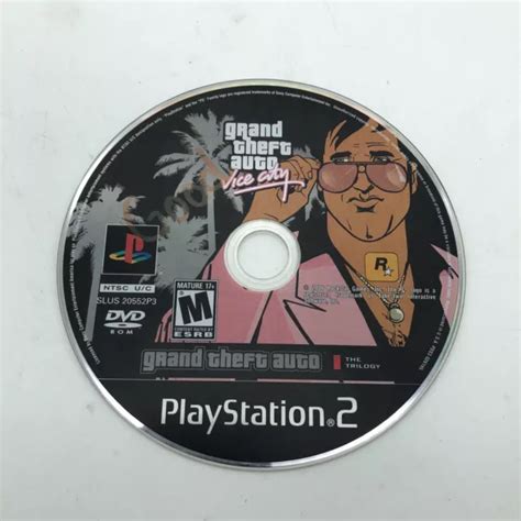 Grand Theft Auto Gta Vice City Trilogy Ps2 Playstation 2 Disc Only