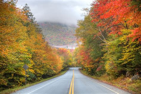best fall foliage drives in the new england states