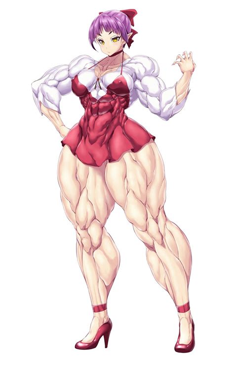 female muscle growth anime asummaryj