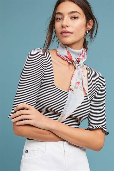 Portia Striped Top Fashion Essentials Summer French Style Clothing