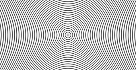 Concentric Circle Illustration For Sound Wave Abstract Circle Line