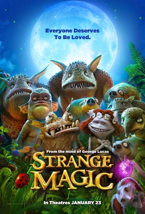 Official Teaser Poster For Lucasfilms Strange Magic Is Here