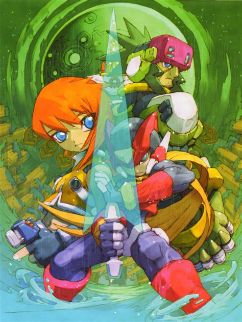 Zero Zero Knuckle Characters Art Mega Man Zero 4 Mega