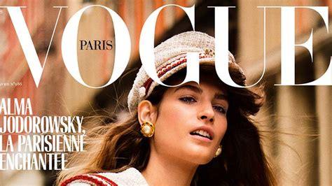 Alma Jodorowsky Is The Cover Star Of The Vogue Paris April 2018 Issue