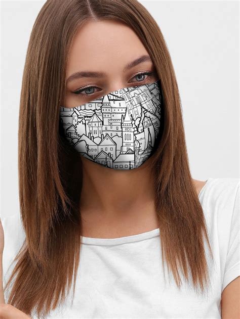 face mask washable reusable mask with filter face mask etsy mask dust mask fashion