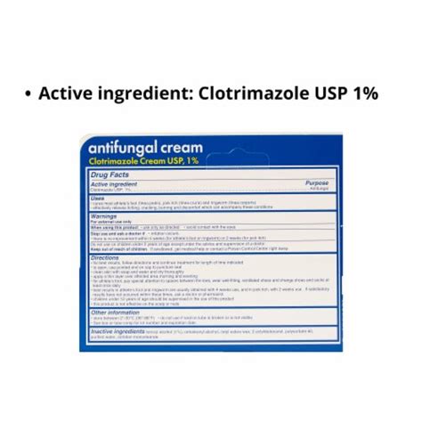 Sunmark 1 Clotrimazole Cream Antifungal 1 Oz Tube 1 Ct Kroger