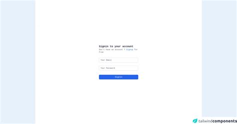 Tailwind Css Accessible Login Form By Tailus Ui