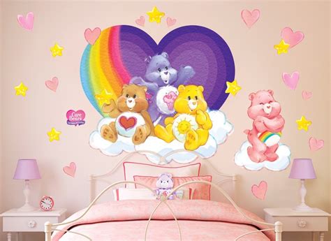 Care Bears Rainbow Heart Wall Decal Set