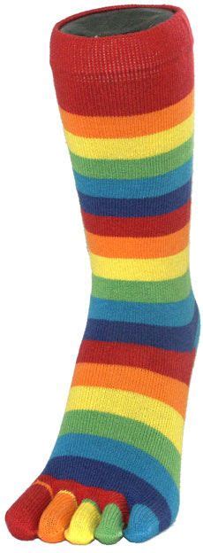 Rainbow Toe Socks Id Forgotten A Out These Rainbow