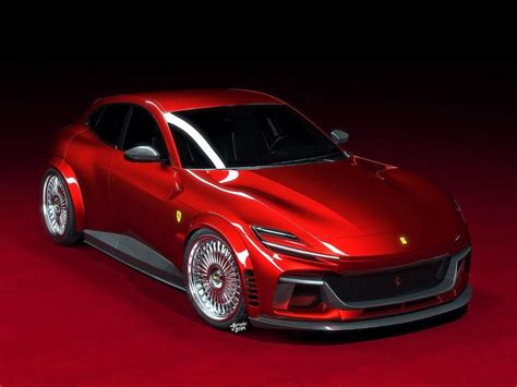 Flamboyant Cgi Custom Body Kit Turns Ferrari Purosangue Into A Hot
