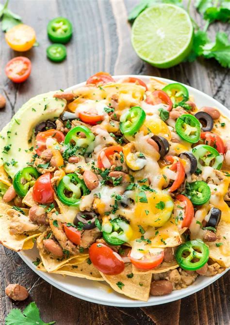 Clean Eating Made Simple Chicken Nachos ~ Slow Cooker Recipe