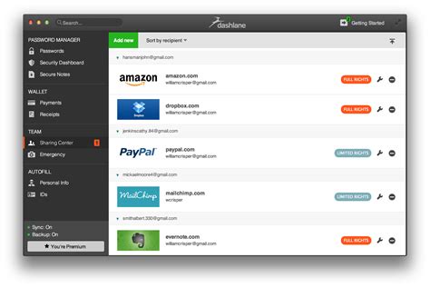 Introducing Dashlane 3 All New Features Enhanced Password Sharing For