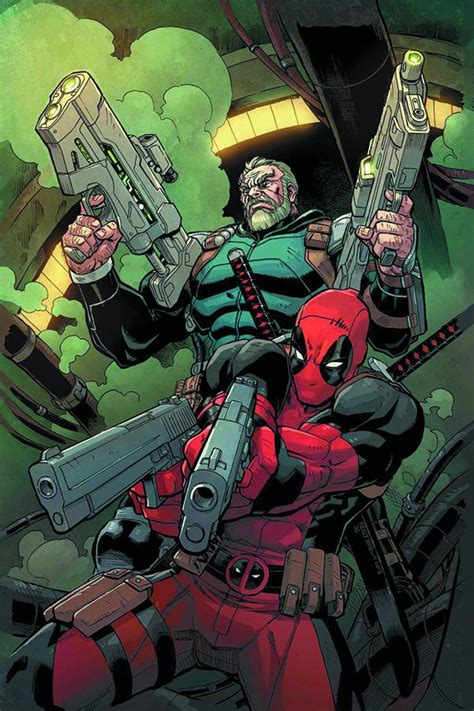 Deadpool And Cable Split Second 1 Cover D Df Ultra Limited Blood Red