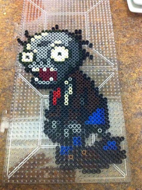 Plants Vs Zombies Zombie Perler Bead Sprite By Sdkd Hama Beads Design