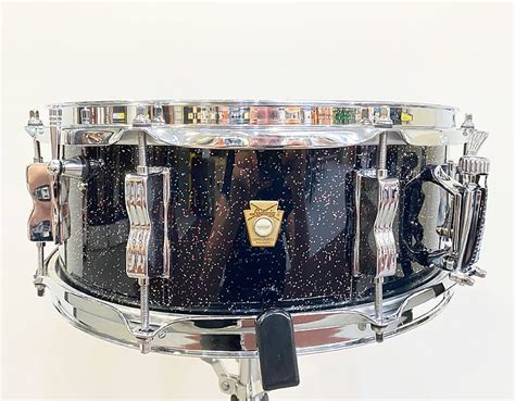 Ludwig 14 X 55 Jazz Fest Snare Drum In Galaxy Sparkle Reverb