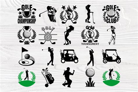 Golf Svg Bundle Sports Svg Logo Design Cut Files By Tonisartstudio