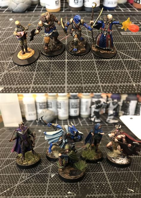 Started Painting In April To Make Minis For My DnD Group Decided To