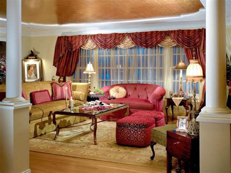 Rich Gold Toned Living Room Hgtv