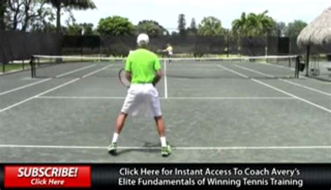 Tennis Approach Shots Volleys Net Play With Tom Avery Video Dailymotion