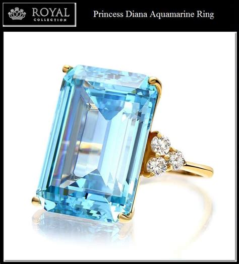Princess diana wore the ring and bracelet on a number of occasions, including to an auction in 1997. Princess Diana Aquamarine Ring Meghan Markle Cocktail Ring ...