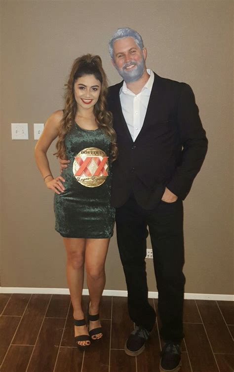 Dos Equis Bottle Costume And The Most Interesting Man In The World Couples Costumes Halloween