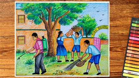 Under project ainp on vertebrate pest management on 15.04.2021. Swachh Bharat Drawing Competition Images