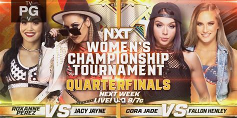 nxt women s title tournament continues supernova sessions more set for 5 16 wwe nxt fightful
