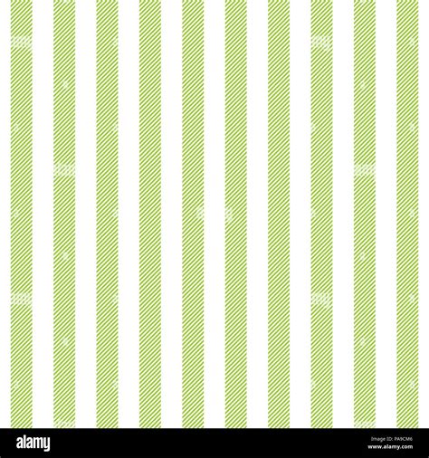 Green White Striped Fabric Texture Seamless Pattern Vector