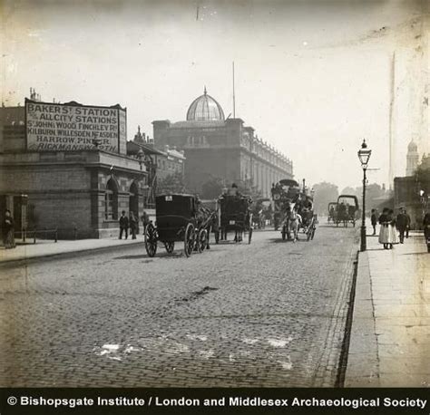 Baker Street Station 1890 From A Glass Slide Pictures Of England