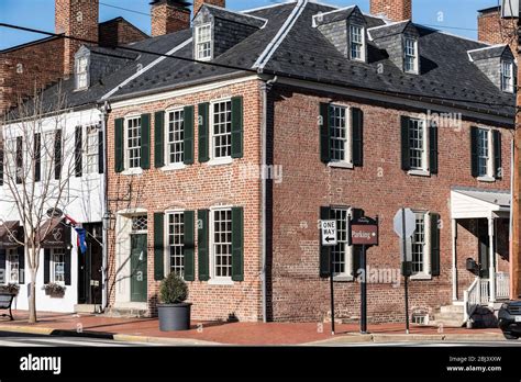 Historic Downtown Fredericksburg Stock Photo Alamy