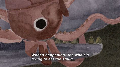 the squid and the whale evidence for an epic encounter