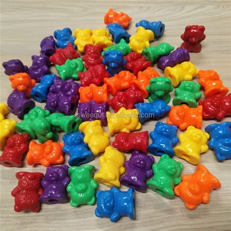 Kids Toys Low Small Moq Plastic Bear Counters Weight 6g Counting Bears