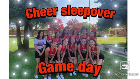 Cheer Sleepover Game Day YouTube