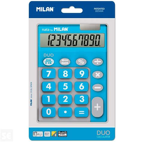 Calculadora Duo D Gitos Azul Teclas Grandes Comprar En Servei Estaci
