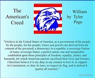 "The American's Creed by William Tyler Page" by Dave Moilanen | Redbubble